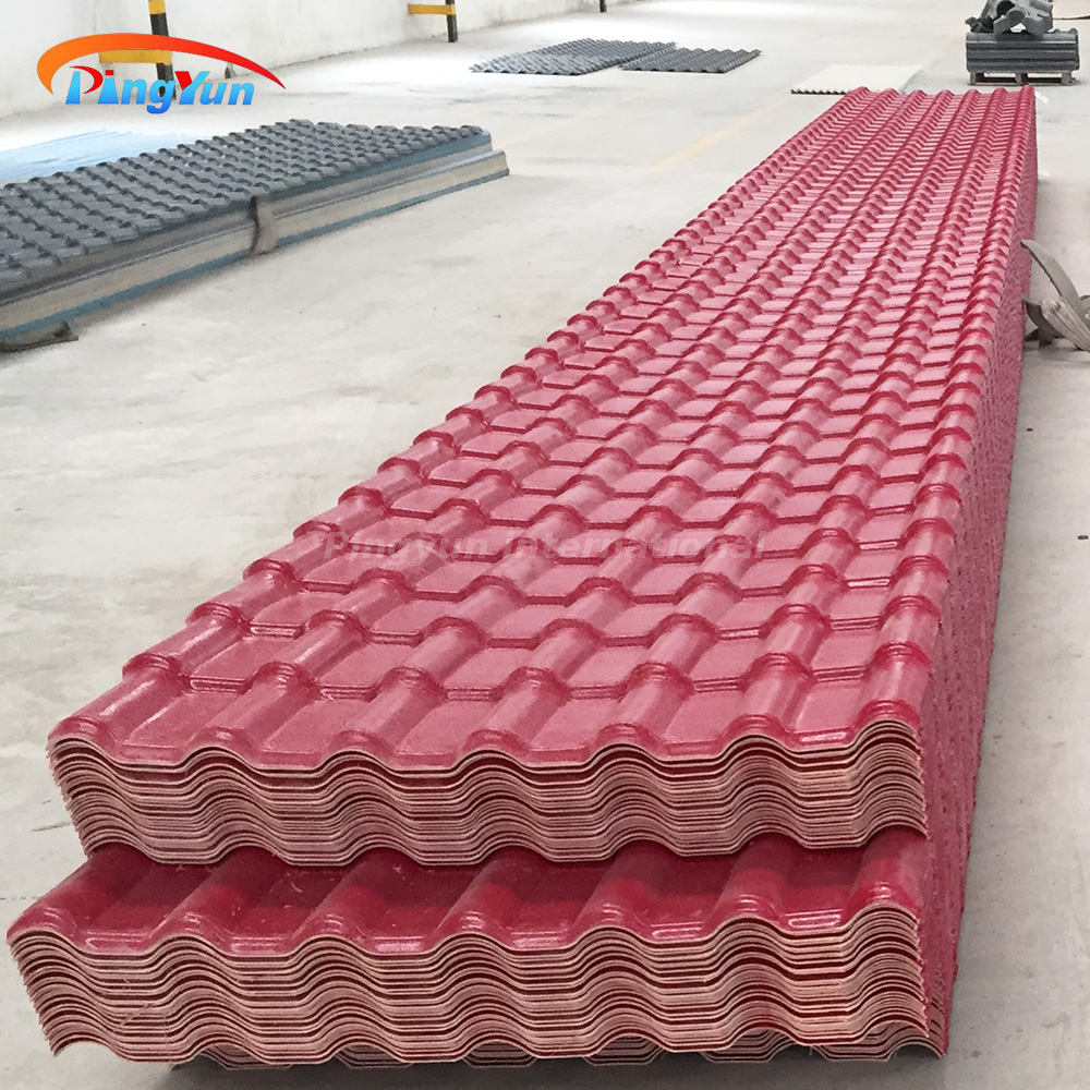 Villa Orange Heat Insulation PVC Roof Tile