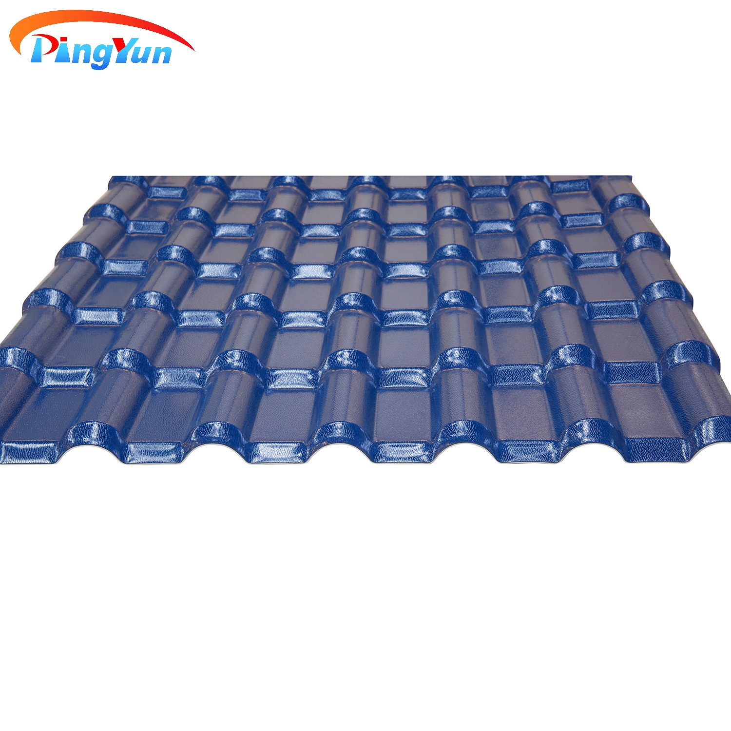 Residential House Brown Standard PVC Roof Tile