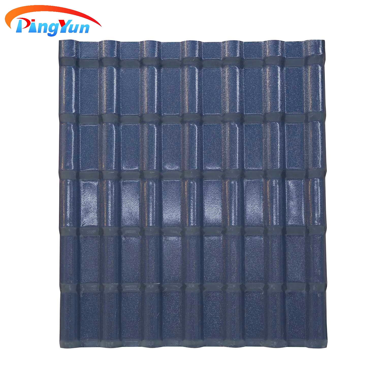 Good sound proof pvc plastic roof sheet in Russia Spanish asa pvc plastic roof tile for prefabricated house