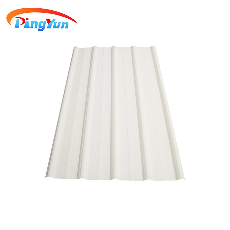 Heat insulation upvc plastic roofing sheet corrosive resistance pvc roof tiles for farm house