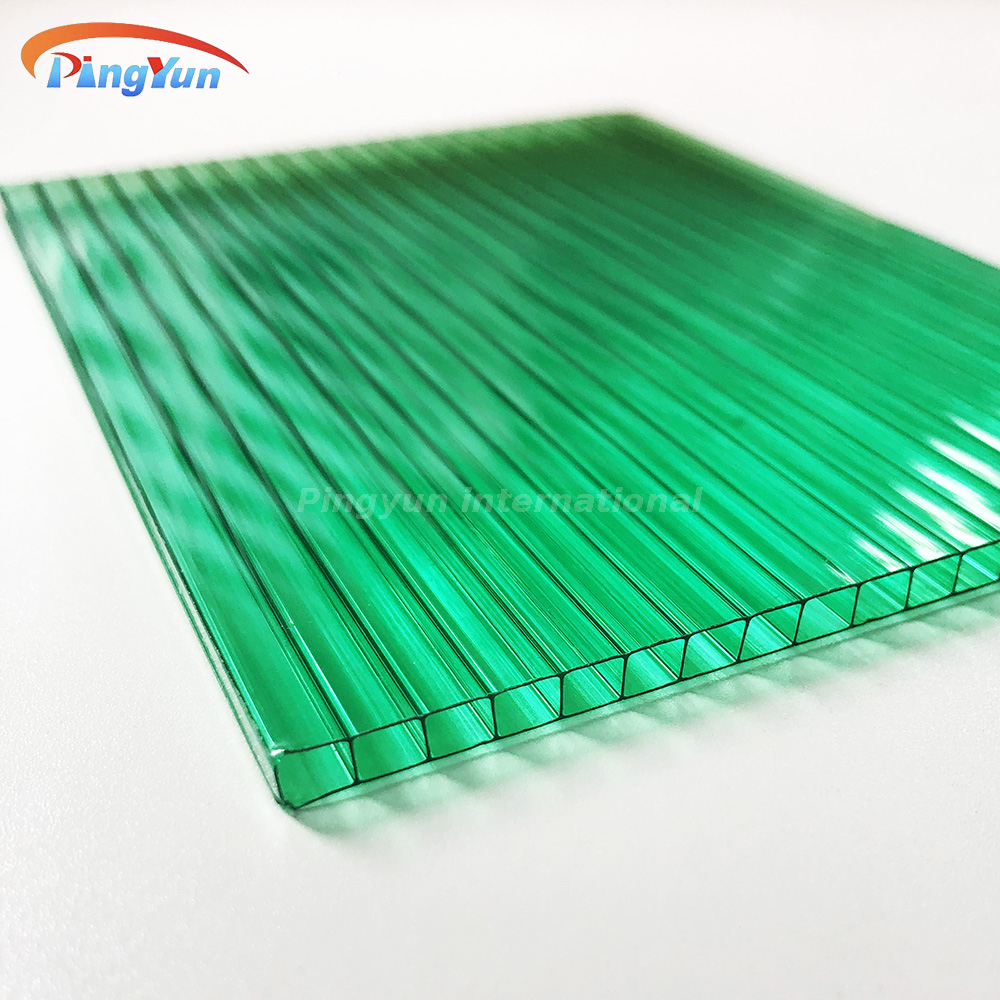 Twinwall Noise Resistance Polycarbonate sheet For Roofing